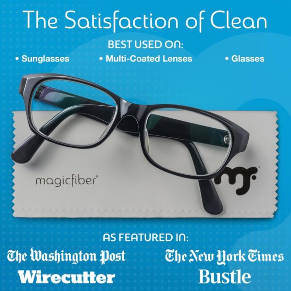 MagicFiber Microfiber Cleaning Cloth Premium Cloth for Glasses Lens Screens