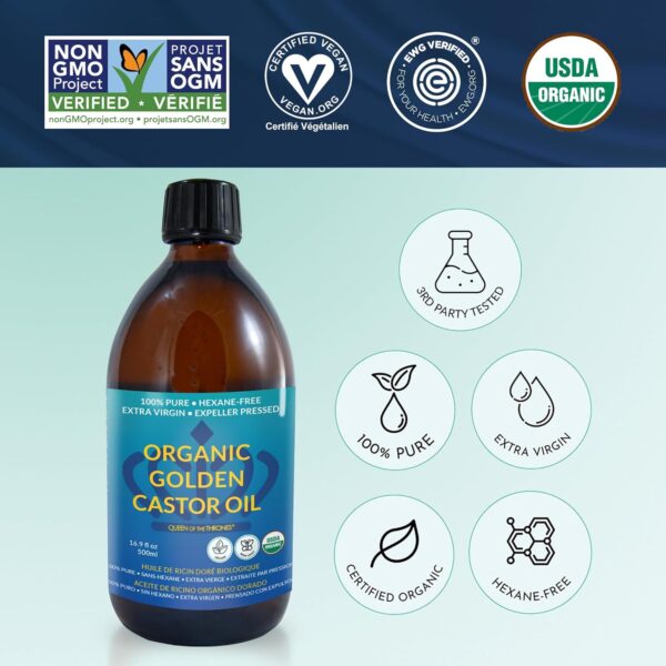 QUEEN OF THE THRONES Organic Golden Castor Oil