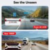 REDTIGER Dash Cam Front Rear, 4K/2.5K Full HD Dash Camera for Cars - Image 2