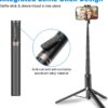 TONEOF 60 inches Cell Phone Selfie Stick Tripod Smartphone Tripod Stand