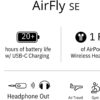 Twelve South AirFly SE Bluetooth Wireless Audio Transmitter Receiver for AirPods or Wireless Headphones