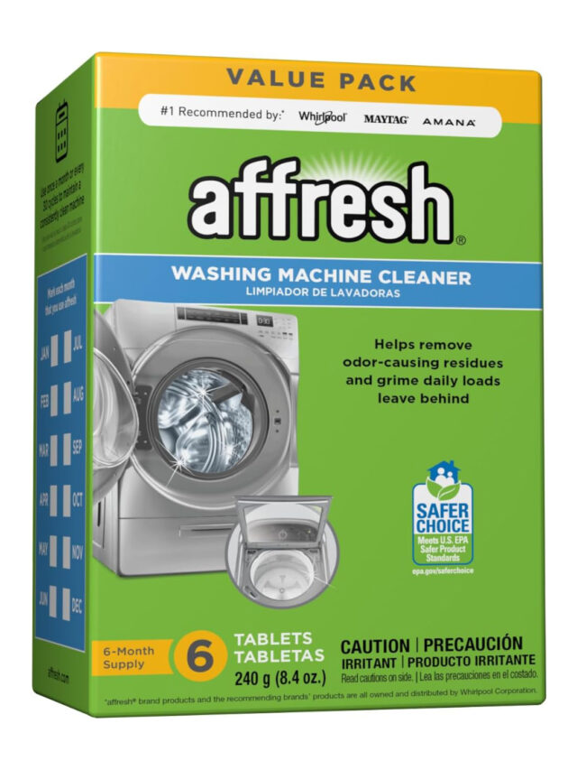 Affresh Washing Machine Cleaner Cleans Front Load and Top Load Washers