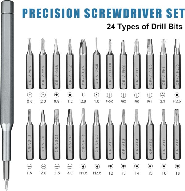 24-in-1 Professional Precision Screwdriver Set