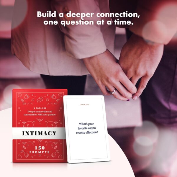 BestSelf Intimacy Deck 150 Relationship Building Conversation Cards Starters Couples Games, Meaningful Couples Card Game - Romantic Couples Strengthen Relationship Cards, and Questions for Couples in USA