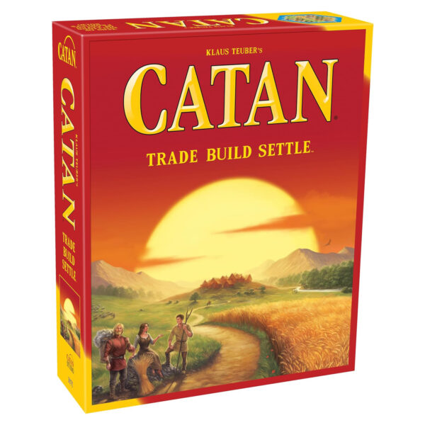 CATAN Board Game (Base Game) | Family Board Game | Board Game for Adults and Family | Adventure Board Game | Ages 10+ | for 3 to 4 Players | Average Playtime 60 Minutes | Made by Catan Studio in USA on Amazon.