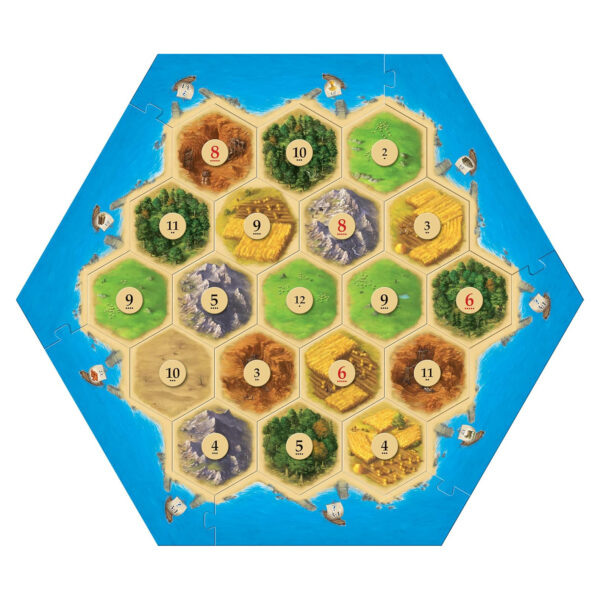 CATAN Board Game (Base Game) | Family Board Game | Board Game for Adults and Family | Adventure Board Game | Ages 10+ | for 3 to 4 Players | Average Playtime 60 Minutes | Made by Catan Studio in USA on Amazon.