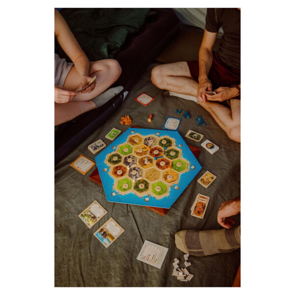 CATAN Board Game (Base Game) | Family Board Game | Board Game for Adults and Family | Adventure Board Game | Ages 10+ | for 3 to 4 Players | Average Playtime 60 Minutes | Made by Catan Studio in USA on Amazon.