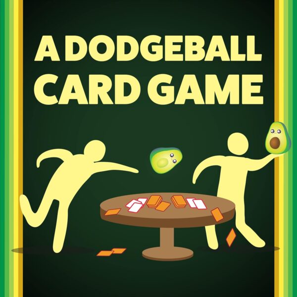 Exploding Kittens Presents Throw Avocado - A Dodgeball Card Sequel and Expansion Set - Family-Friendly Card Games for Adults, Teens & Kids - 2-6 Players - Ages 7 and Up - 120 Cards in USA