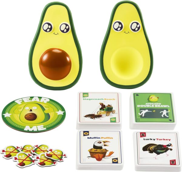 Exploding Kittens Presents Throw Avocado - A Dodgeball Card Sequel and Expansion Set - Family-Friendly Card Games for Adults, Teens & Kids - 2-6 Players - Ages 7 and Up - 120 Cards - Image 6