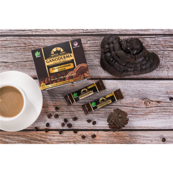 Ganoderma Reishi Coffee Mix, Instant 2-in-1 Mushroom Coffee with All Natural Ganoderma Lucidum4