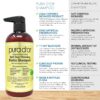 PURA D'OR Anti-Thinning Biotin Shampoo & Deep Moisturizing Conditioner Original Gold Label Set (16Oz x2) Natural Earthy Scent, Clinically Tested Proven Results, DHT Blocker Thickening, For Women & Men - Image 5