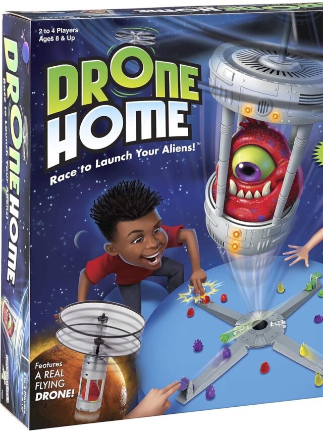 Drone Home — First Ever Game With a Real, Flying Drone — Great, Family Fun! — For 2-4 Players — Ages 8+