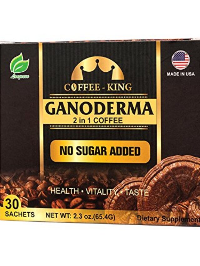 Ganoderma Reishi Coffee Mix, Instant 2-in-1 Mushroom Coffee with All Natural Ganoderma Lucidum