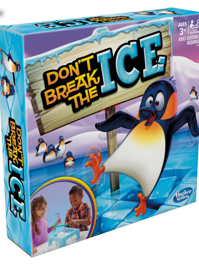 Hasbro Gaming Don’t Break The Ice Preschool Game, Board Games for Kids Ages 3 and Up