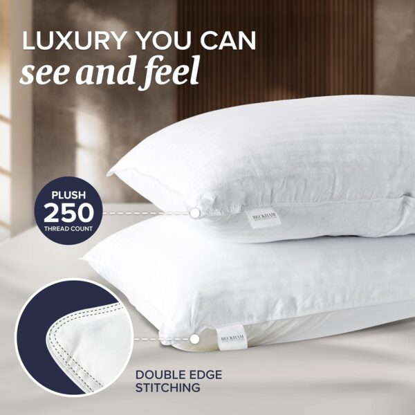 Beckham Hotel Collection Bed Pillows Standard / Queen Size Set of 2 - Image 4