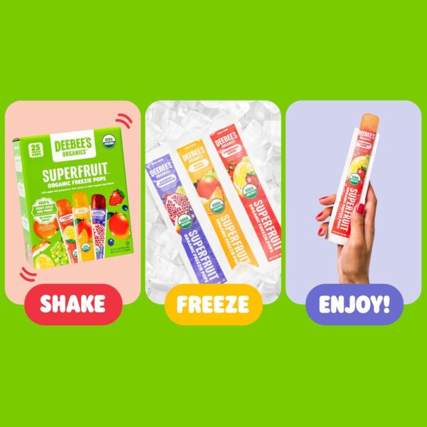 DeeBee's Organics Classic SuperFruit Freezie Pops - Image 8