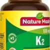 Nature Made Vitamin K2 100 mcg, Healthy Bone Supplements, 30 Softgels, 30 Day Supply