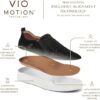 Vionic Women's Sneaker Kimmie Perf- Comfortable Slip Ons That includes a Built-in Arch Support Insole That Helps Correct Pronation and Alleviate Heel Pain Caused by Plantar Fasciitis, Medium Width