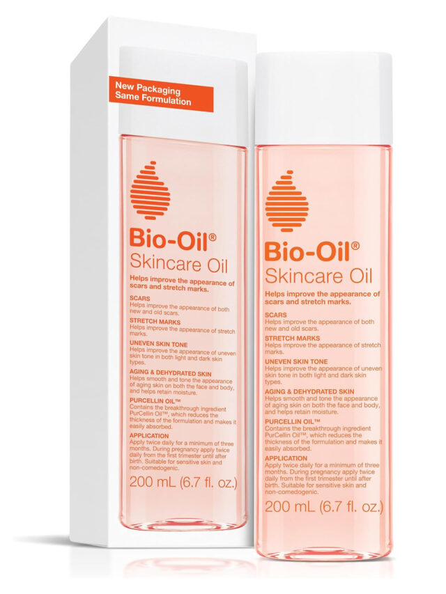 Bio-Oil Skincare Body Oil, Vitamin E Serum for Scars & Stretchmarks, Dermatologist Recommended, All Skin Types, 6.7 oz