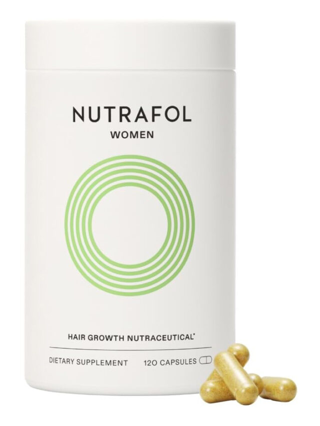 Nutrafol Women’s Hair Growth Supplements, Ages 18-44, Clinically Proven for Visibly Thicker and Stronger Hair, Dermatologist Recommended – 1 Month Supply