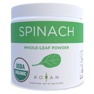 KOYAH - Organic USA Grown Spinach Powder