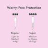 Rael Tampons, Compact Applicator Tampon Made with Organic Cotton - Tampons Multipack
