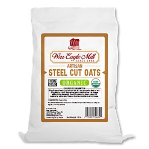 War Eagle Mill Steel Cut Oats, Organic, 25 Pound Bag