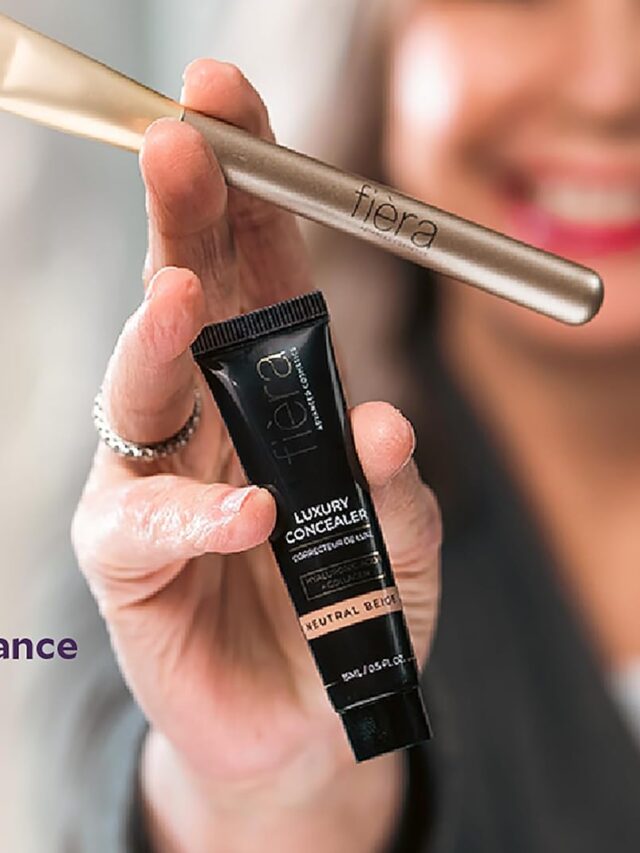 Fièra Luxury Concealer with Anti-Aging - All Day Coverage for Dark Circles, Fine Lines, Wrinkles & Spots