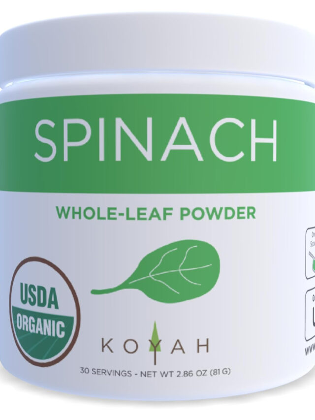 KOYAH - Organic USA Grown Spinach Powder