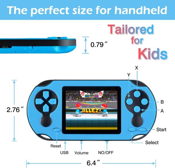 16 Bit Handheld Game Console for Kids Adults - Image 6