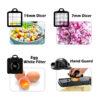 Vegetable Chopper, Pro Onion Chopper, 10 in 1 Multifunctional Chopper mandoline slicer and dicer